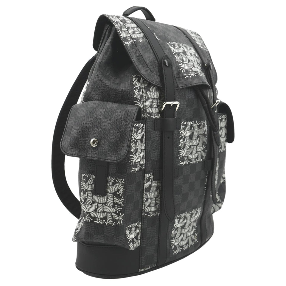 Louis Vuitton Christopher Nemeth Damier Graphite Backpack Bag Black