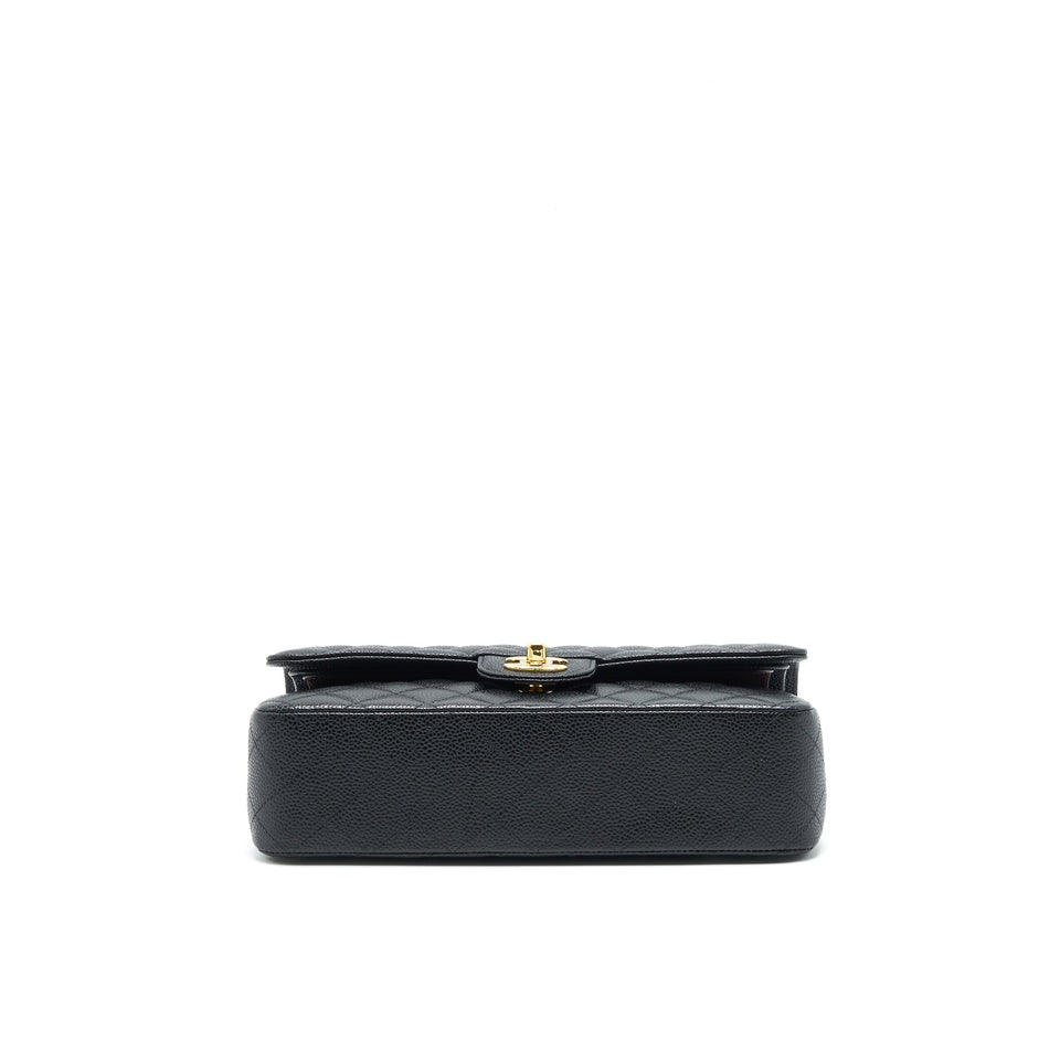 Chanel Medium Classic Double Flap 25cm Caviar Black