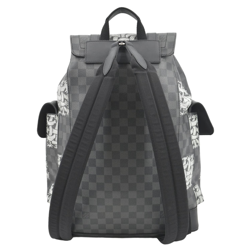 Louis Vuitton Christopher Nemeth Damier Graphite Backpack Bag Black