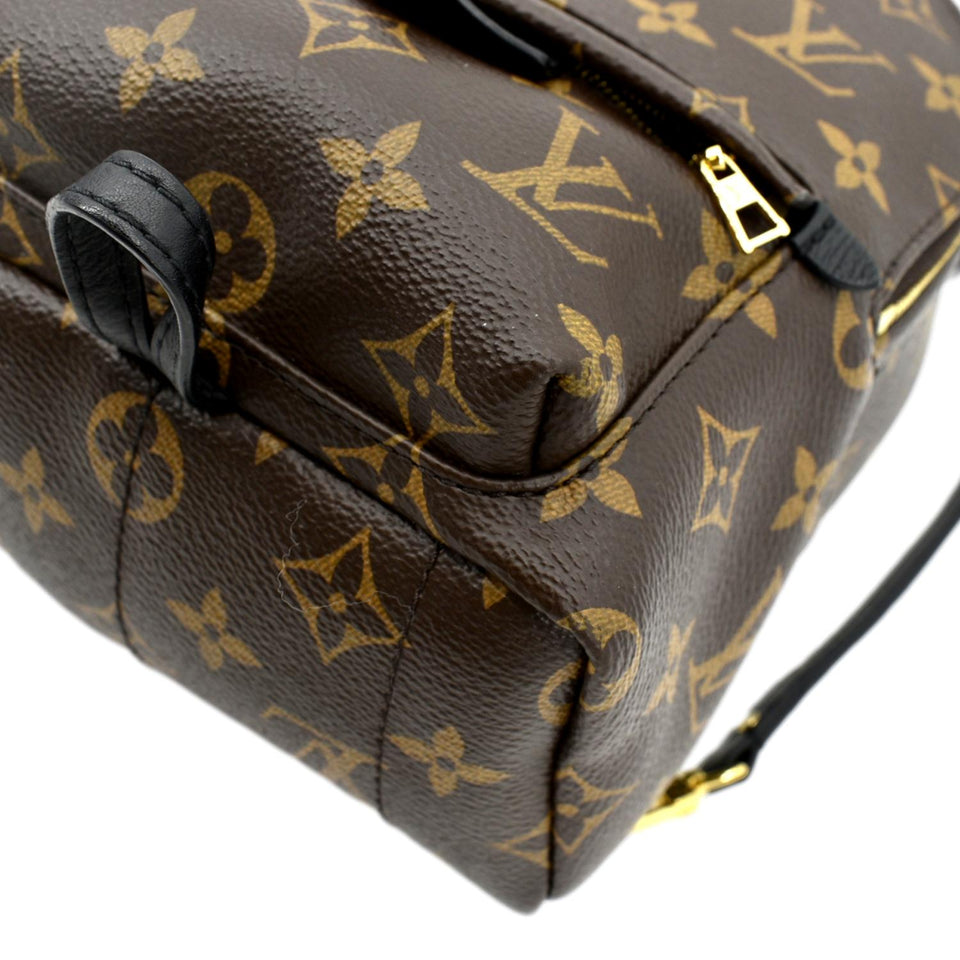 Louis Vuitton Palm Springs Mini Monogram Canvas Backpack Brown