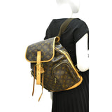 Louis Vuitton Sac A Dos Bosphore Monogram Canvas Backpack Bag Brown