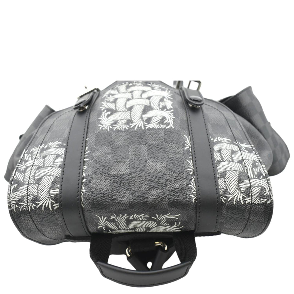Louis Vuitton Christopher Nemeth Damier Graphite Backpack Bag Black