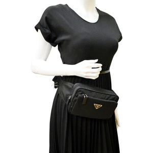 Prada Tessuto Nylon Belt Bag Black