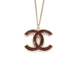 Chanel CC Logo Double Side Long Necklace L