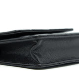 Chanel Flap Coin Purse with Chain Black Caviar L
