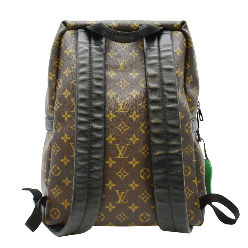 Louis Vuitton Discovery LV Rubber Monogram Canvas Backpack Brown
