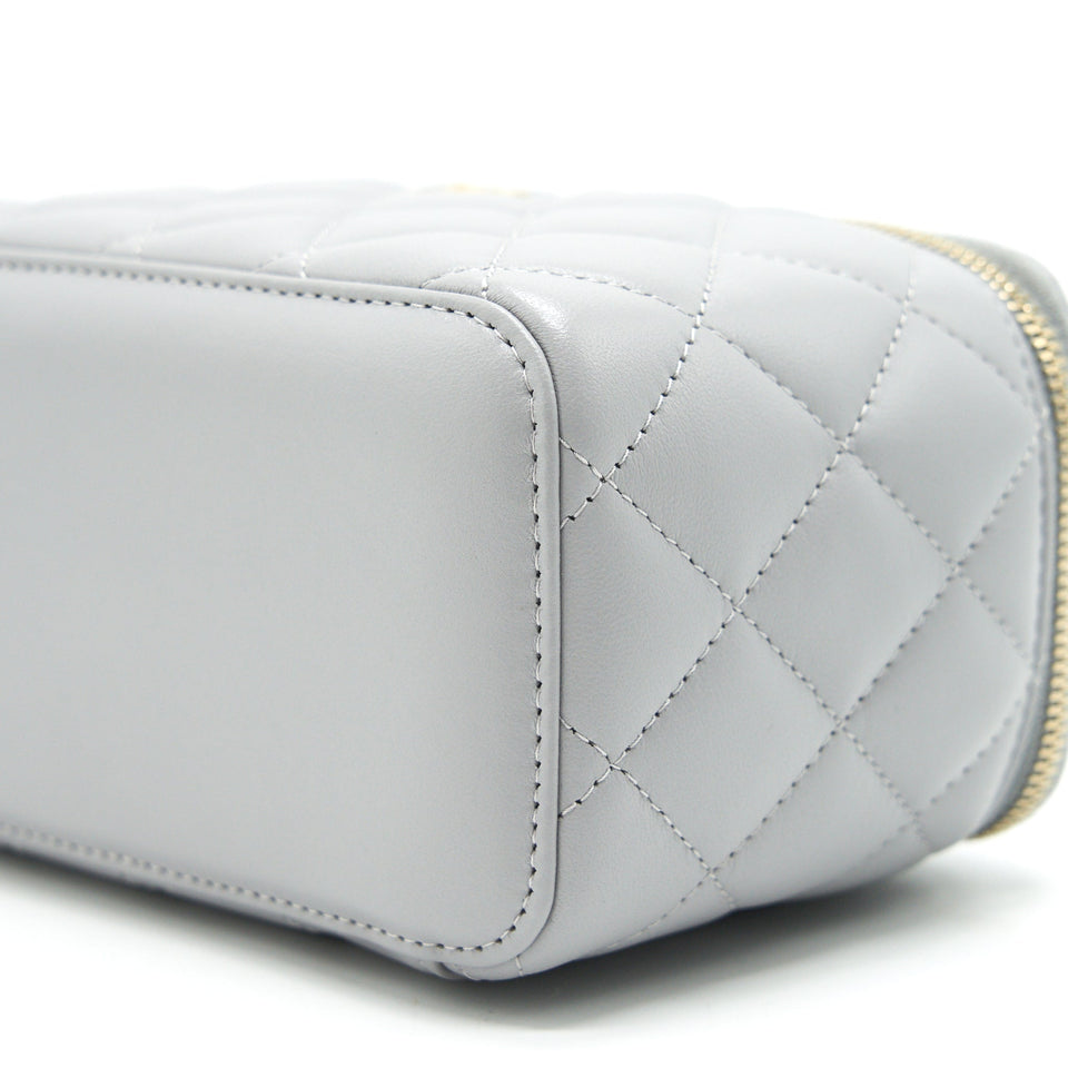 Chanel 21B Grey  Small long Vanity