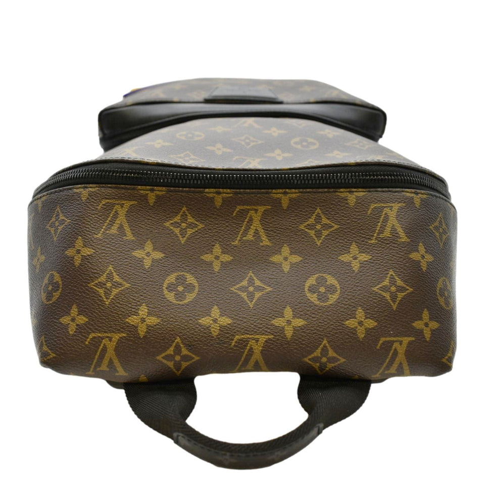 Louis Vuitton Discovery LV Rubber Monogram Canvas Backpack Brown