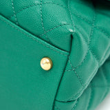 Chanel Cocohandle Flap Bag Medium Green with