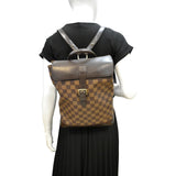 Louis Vuitton Soho Damier Ebene Backpack Bag Brown