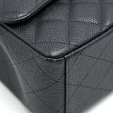 Chanel CAVIER CLASSIC MAXI DOUBLE FLAP BAG BLACK