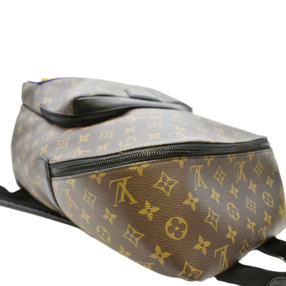 Louis Vuitton Discovery LV Rubber Monogram Canvas Backpack Brown