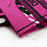 Christian Dior Butterfly Book Canvas Tote bag Pink