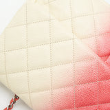 Chanel Multi Color Caviar Large Flap Bag with