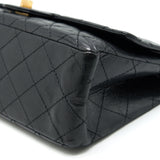 Chanel 2.55 226 Reissue Flap Bag Aged Calfskin in Black