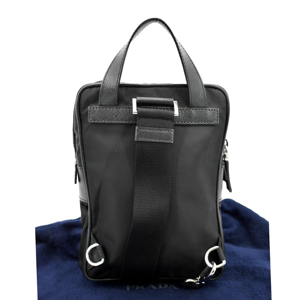 Prada 2vz026 Nylon Backpack Bag Black