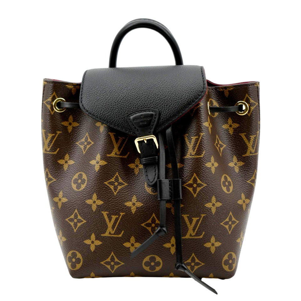 Louis Vuitton Montsouris BB Monogram Canvas Backpack Black