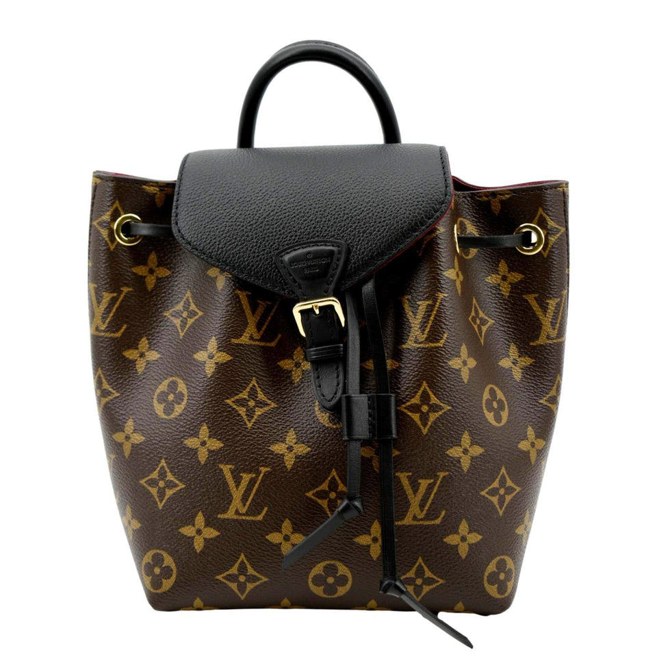 Louis Vuitton Montsouris BB Monogram Canvas Backpack Black