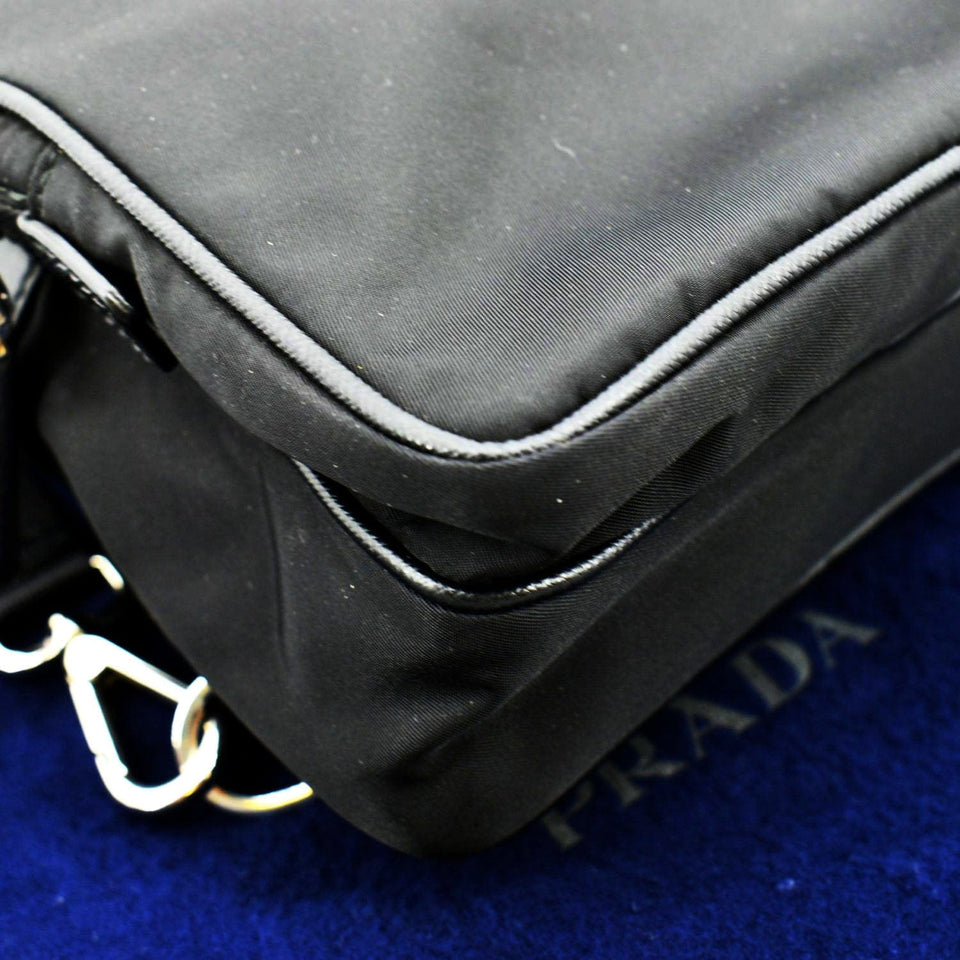 Prada 2vz026 Nylon Backpack Bag Black