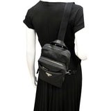 Prada 2vz026 Nylon Backpack Bag Black