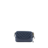 Chanel Gabrielle Clutch on Chain Aged Calfskin Navy