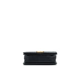 Chanel Chevron medium Boy Chanel Handbag Caviar Black