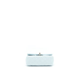 Chanel 21K Mini Top Handle Rectangular Flap Bag Pastel Blue L