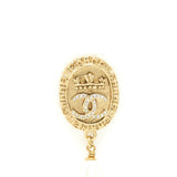 Chanel Pearl Drop Earrings With Crystals