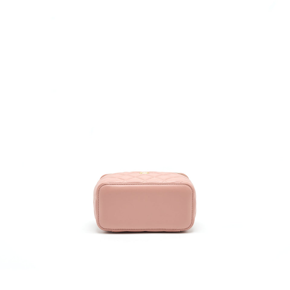 Chanel 21B Dark Pink Pearl Crush Rectangular Vanity