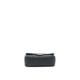 Chanel Pearl Crushed mini Rectangular Flap in Black