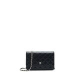 Chanel Wallet on Chain WOC in Caviar