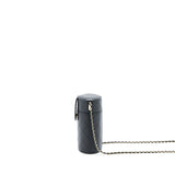 Chanel Vertical Clutch with Chain Lambskin Black L