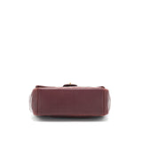 Chanel Quilted Shoulder Flap Bag Lambskin Red
