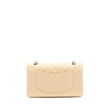 Chanel Medium Classic Double Flap Bag Caviar Beige
