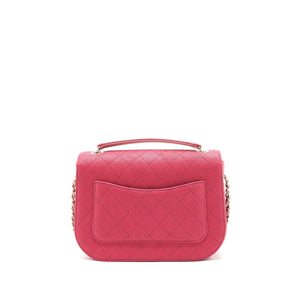 Chanel Messenger Crossbody Bag Caviar Red