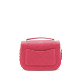 Chanel Messenger Crossbody Bag Caviar Red
