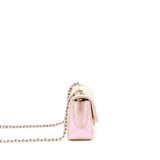 Chanel 21k Iridescent Mini Rectangular Calfskin Pink