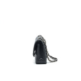 Chanel Medium Classic Double Flap Caviar Black  serial 12
