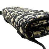 Christian Dior Saddle Oblique Canvas Belt Bag Navy Blue