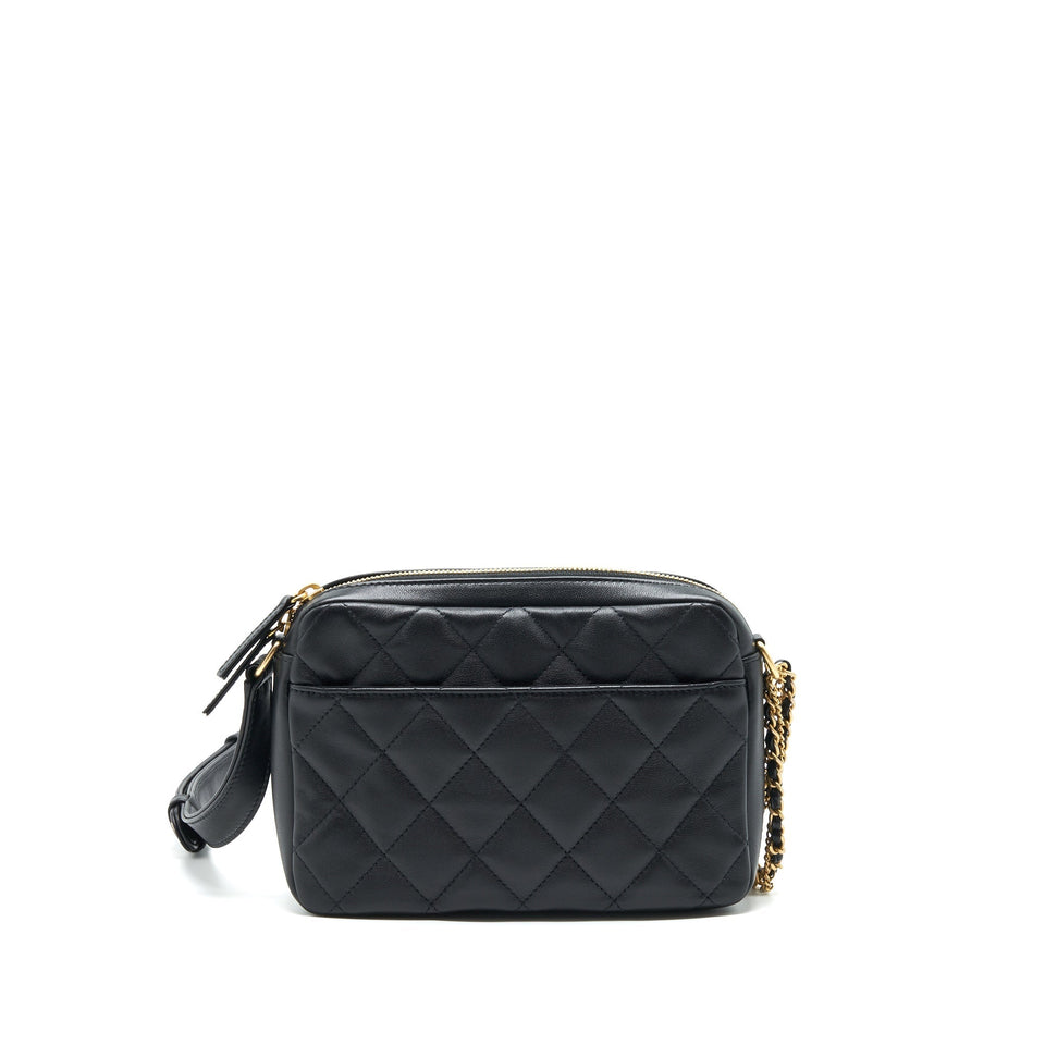 Chanel 22C Camera Bag Calfskin Black