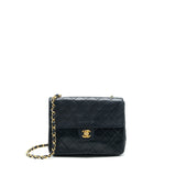 Chanel Vintage Small Flap Bag Lambskin Black