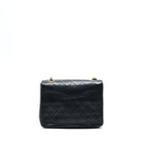 Chanel Vintage Small Flap Bag Lambskin Black