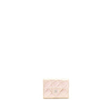 Chanel Iridescent  Holder Calfskin Pink