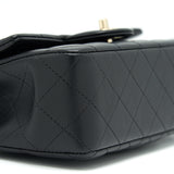 Chanel 21K top handle mini Rectangular flap Bag Black L