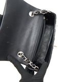 Chanel Mini Rectangular Flap Bag Patent Leather Black
