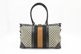Gucci 2-Way Bag in Black Diamante Canvas