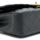 Chanel Medium Classic Double Flap Caviar in Black