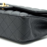 Chanel Medium Classic Double Flap Caviar in Black