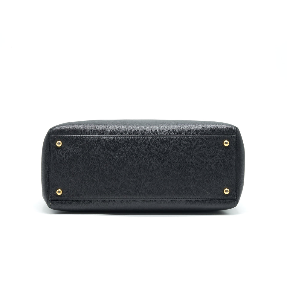 Chanel Executive Cerf Small Tote Bag Caviar black with