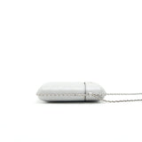 Chanel Grey Vanity case for phone with Chain